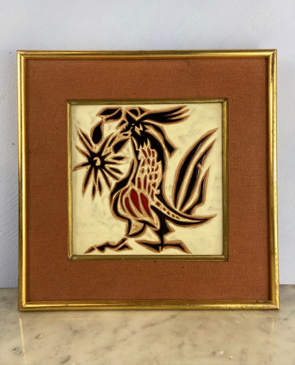 Ceramic Tile Jean Lurçat The Rooster For Sant Vicens