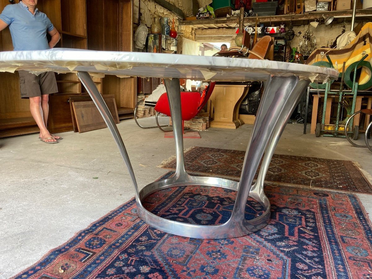 Grande Table Aluminium Michel Charon-photo-2