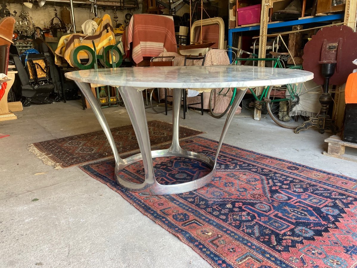 Grande Table Aluminium Michel Charon-photo-4