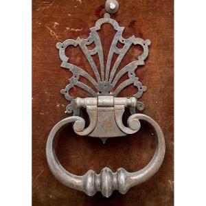 Wrought Iron Door Knocker Bordeaux XVIII Em