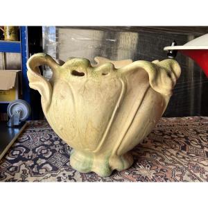 Grand pot en céramique Art Nouveau
