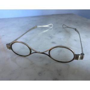 Paire De Lunettes Début XIX En Argent 