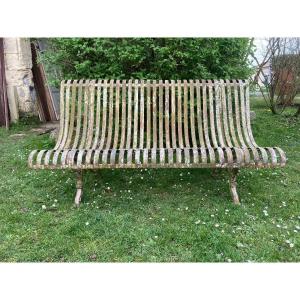 Banc De Jardin Fin XIX 