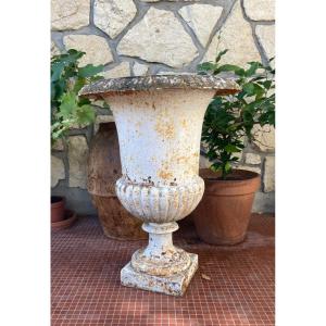 Large Medici Vase In Cast Iron 72 Cm