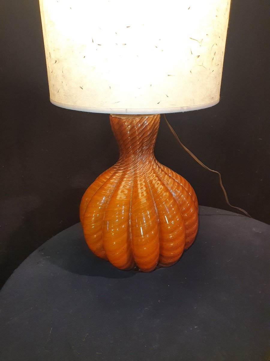 Vintage Barovier And Toso Murano Lamp.-photo-4