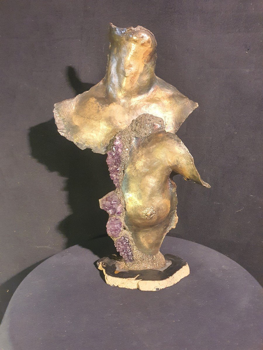 Sculpture Buste Esprit Mitoraj, Alain Mandon