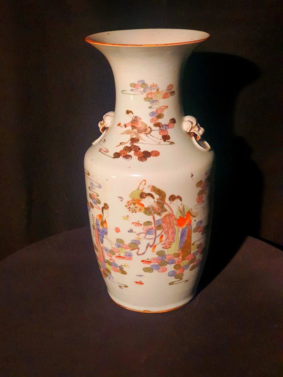 Vase Chine Période Quing.-photo-2