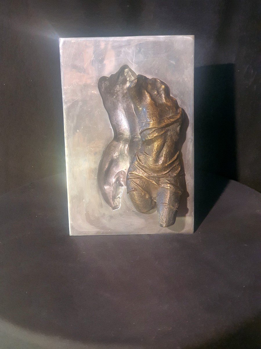 Sculpture Bronze école Mitoraj. -photo-2