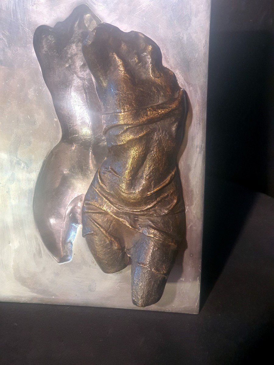 Sculpture Bronze école Mitoraj. -photo-3