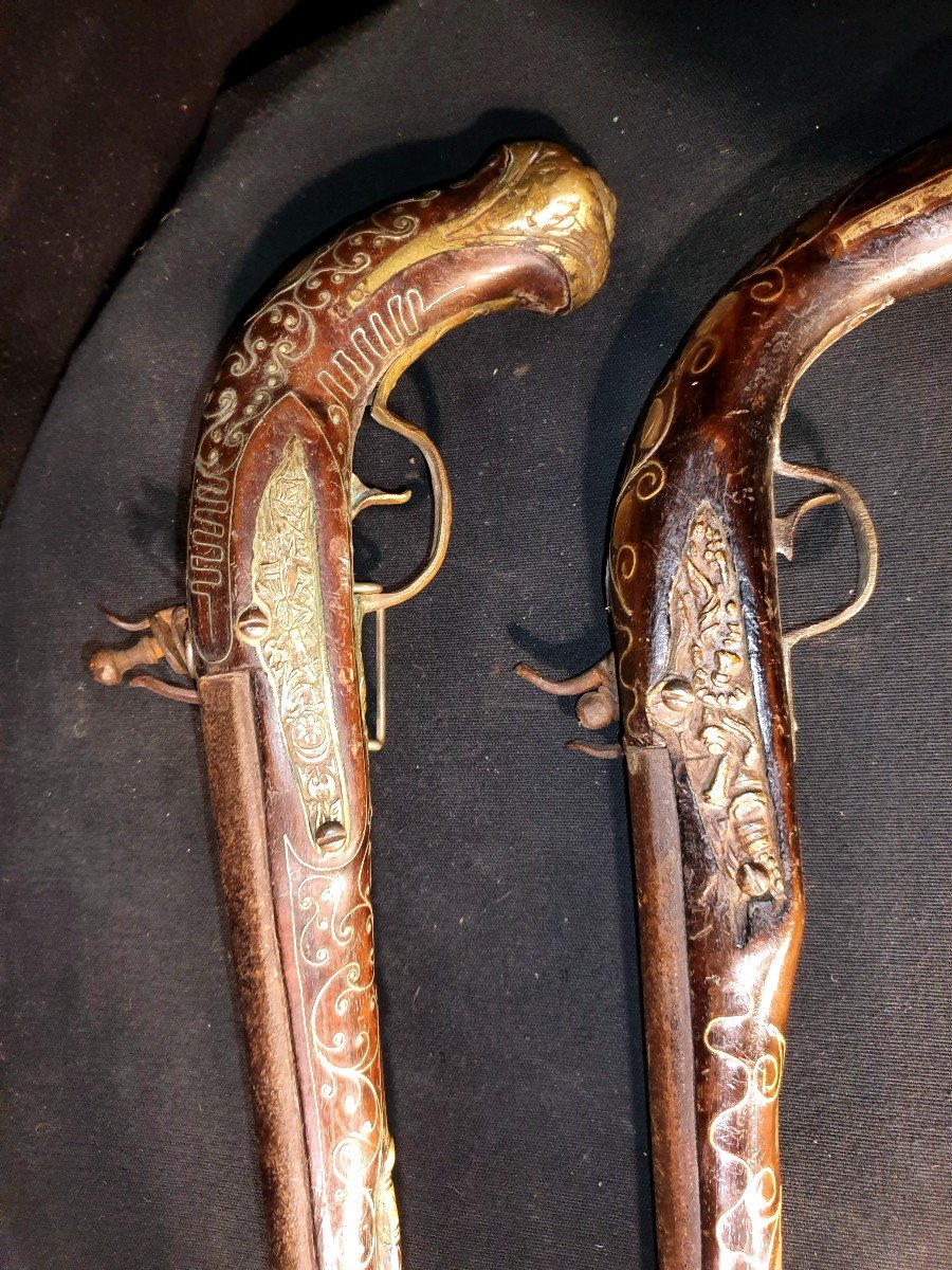 XVIII Century Pistols, Orientals, Ottoman.-photo-4