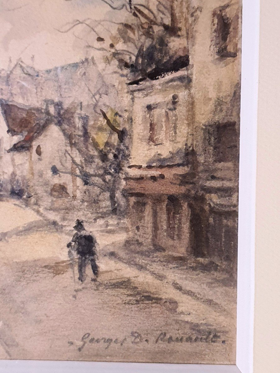 Watercolor By Georges Dominique Rouault.-photo-1