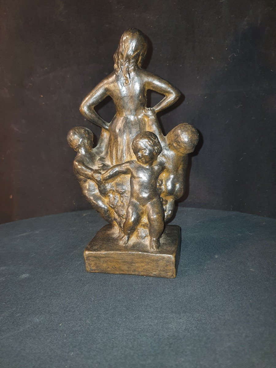 Proantic: Sculpture Terre Cuite Art Déco, Marco. Gustave Violet.