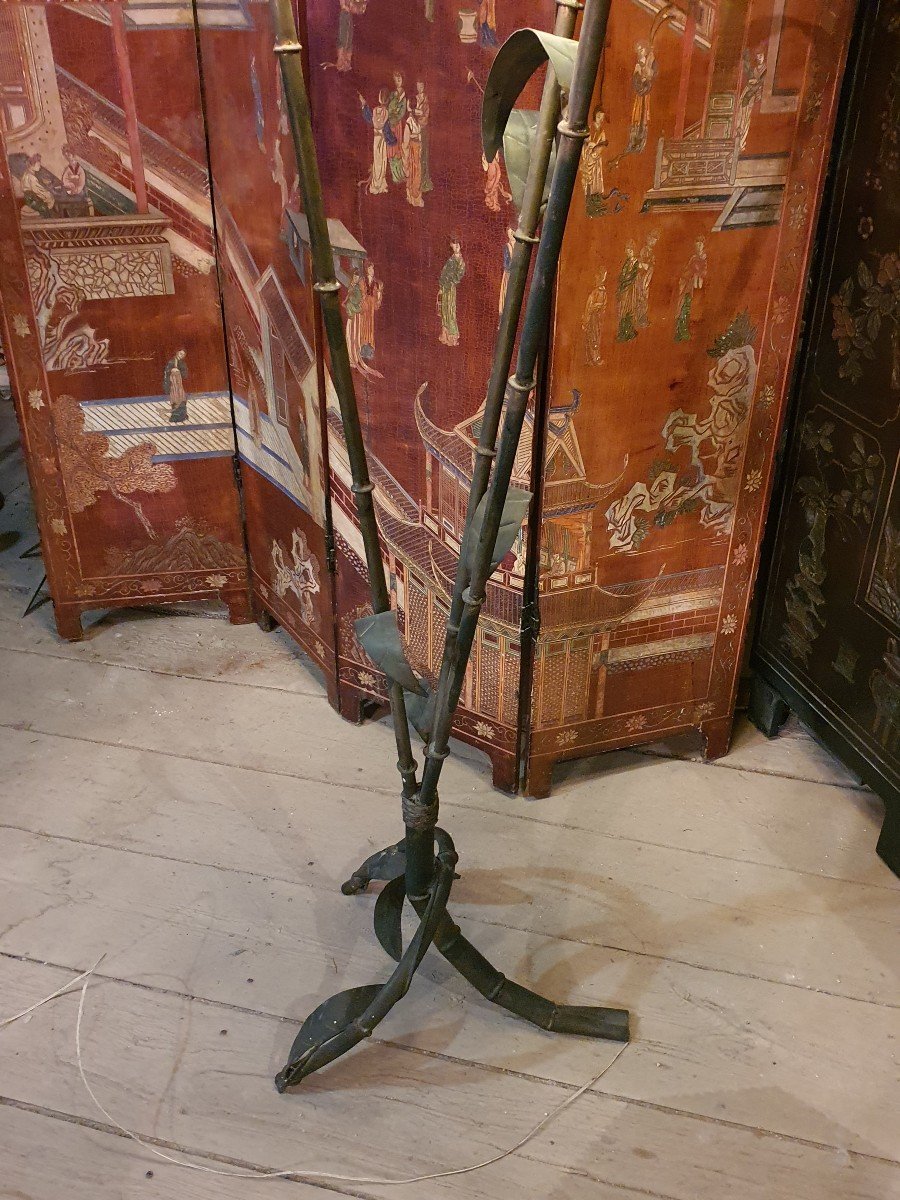 Vintage Matégot Baguès School Floor Lamp.-photo-1