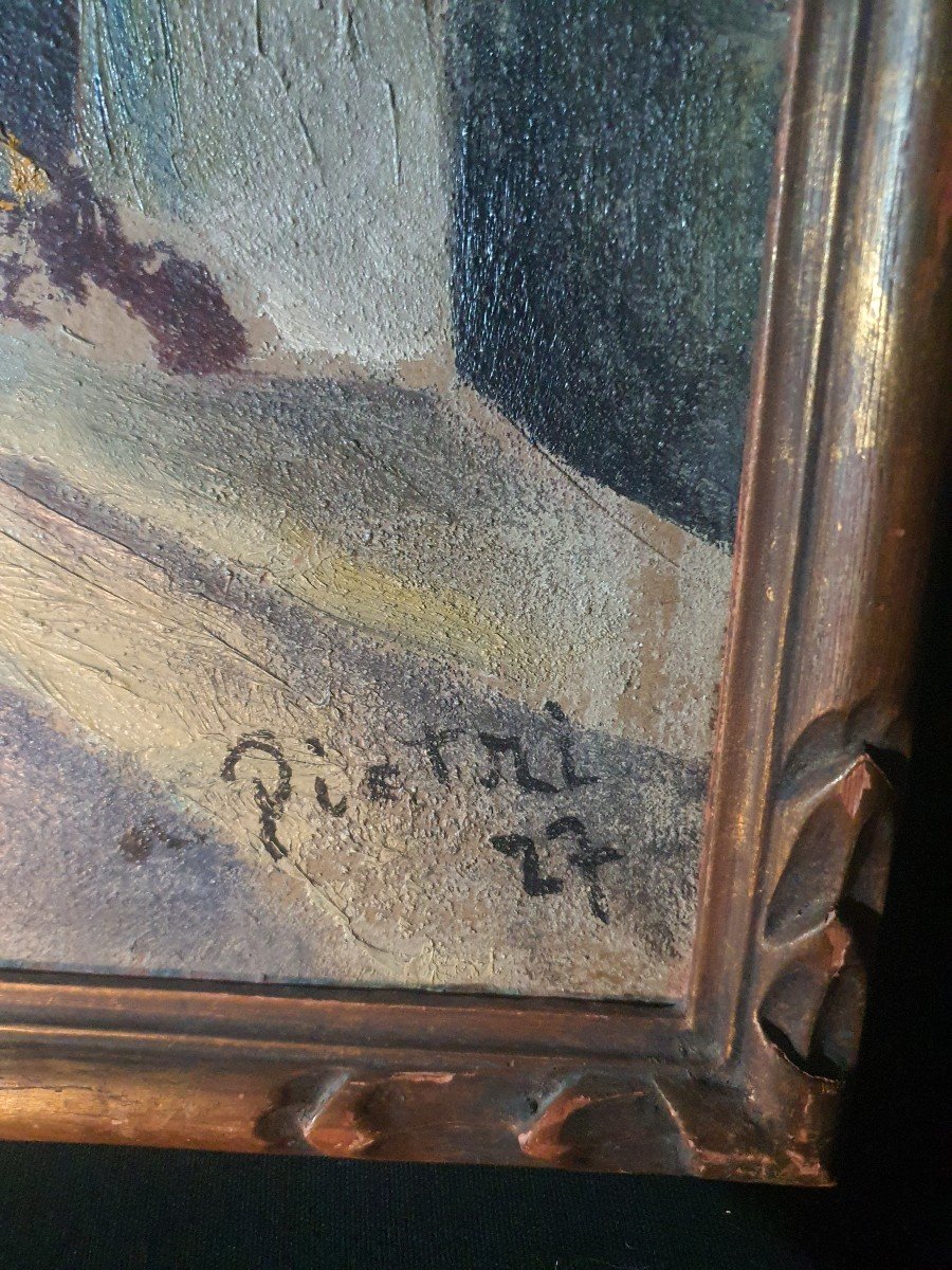 Tableau Cubiste Albert Piétri 1927.-photo-3