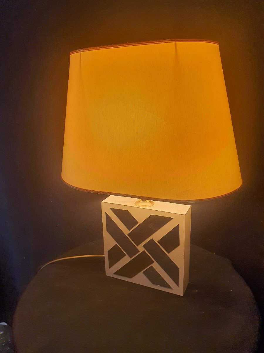 Lampe Vintage Années 60 Modèle Entrelac-photo-1