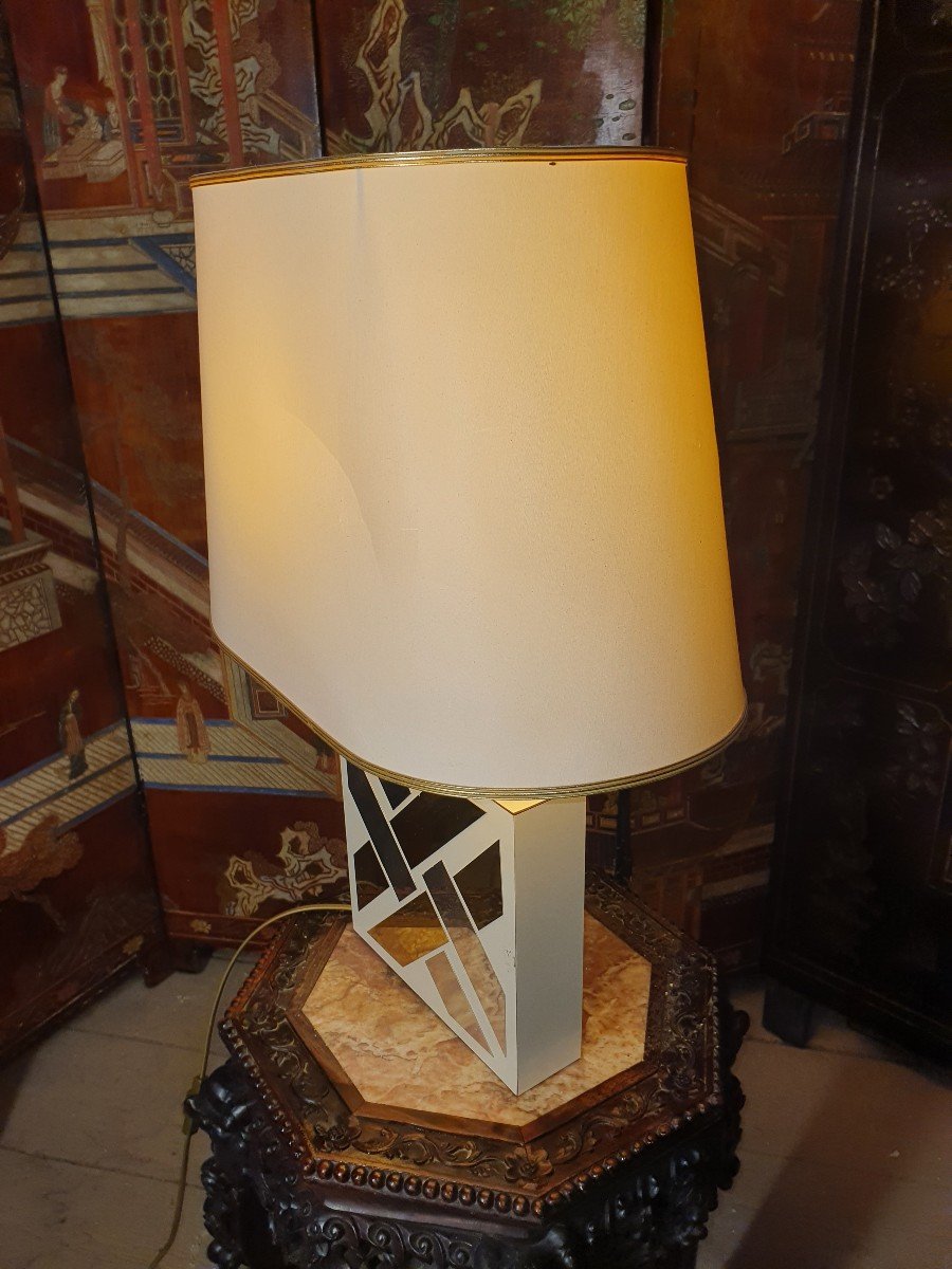 Lampe Vintage Années 60 Modèle Entrelac-photo-5