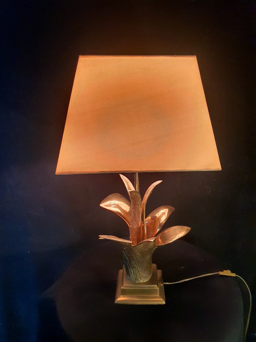 Vintage Bronze Chrystiane Charles Spirit Lamp.-photo-2