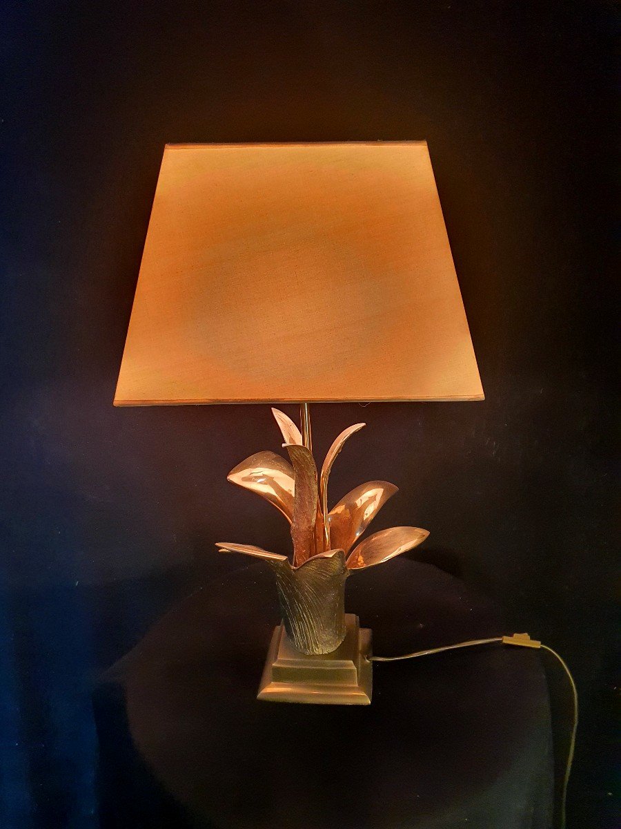 Vintage Bronze Chrystiane Charles Spirit Lamp.