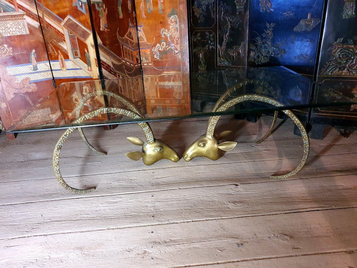 Table Animals, Ibex, Ibex, Bronze Alain Chervet.-photo-3