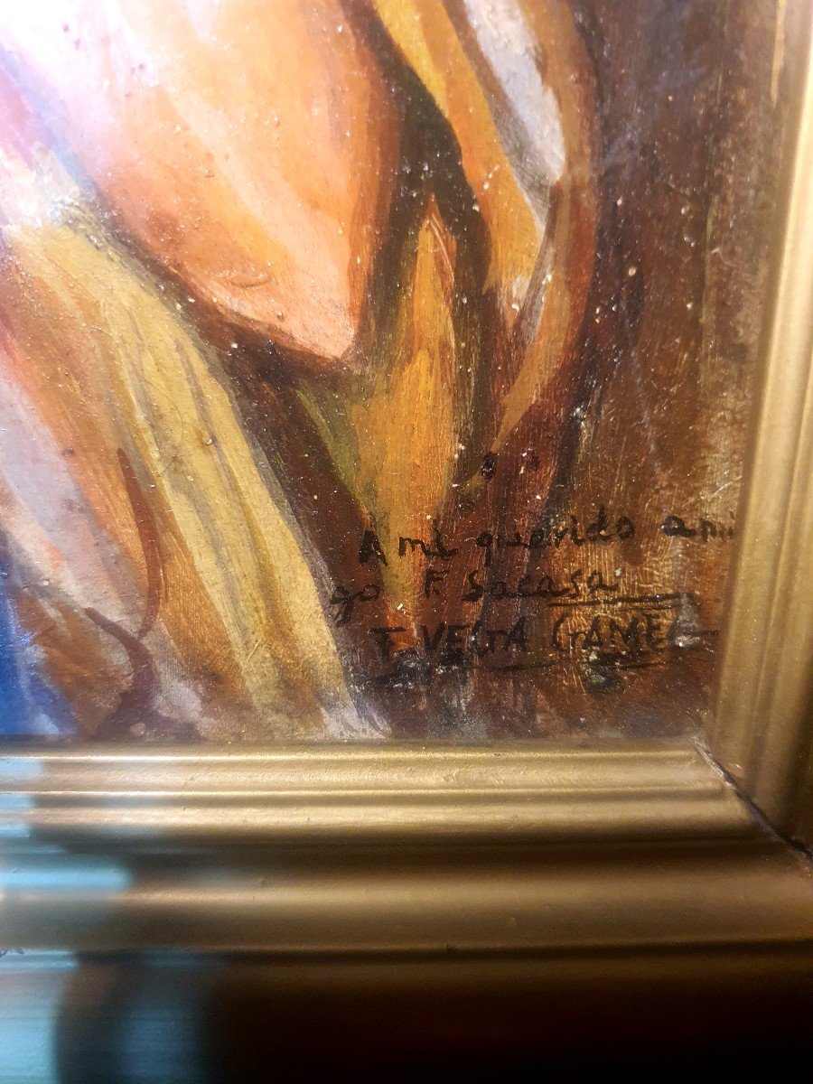 Tableau Jeune Gitane F Velta Gamel.-photo-4