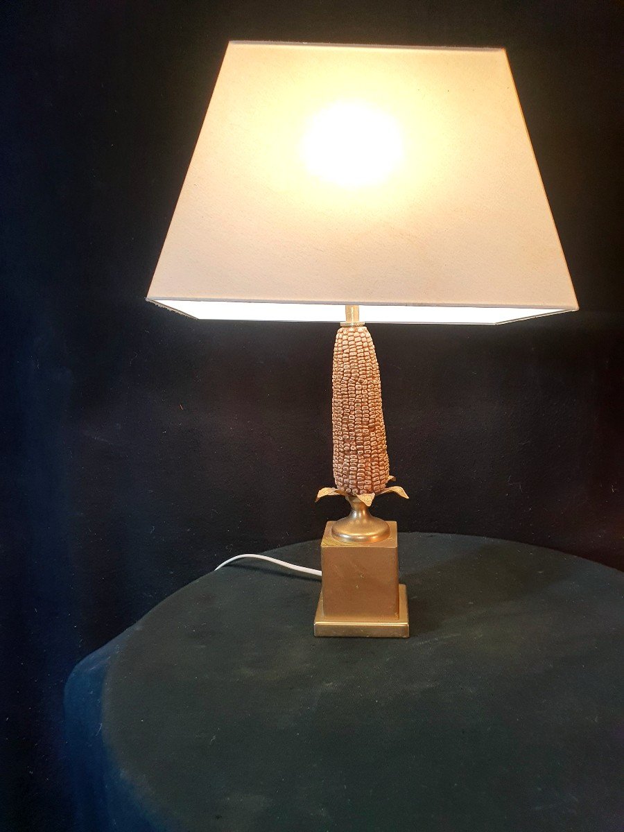 Lampe Vintage Décor Maïs ,maison Charles 