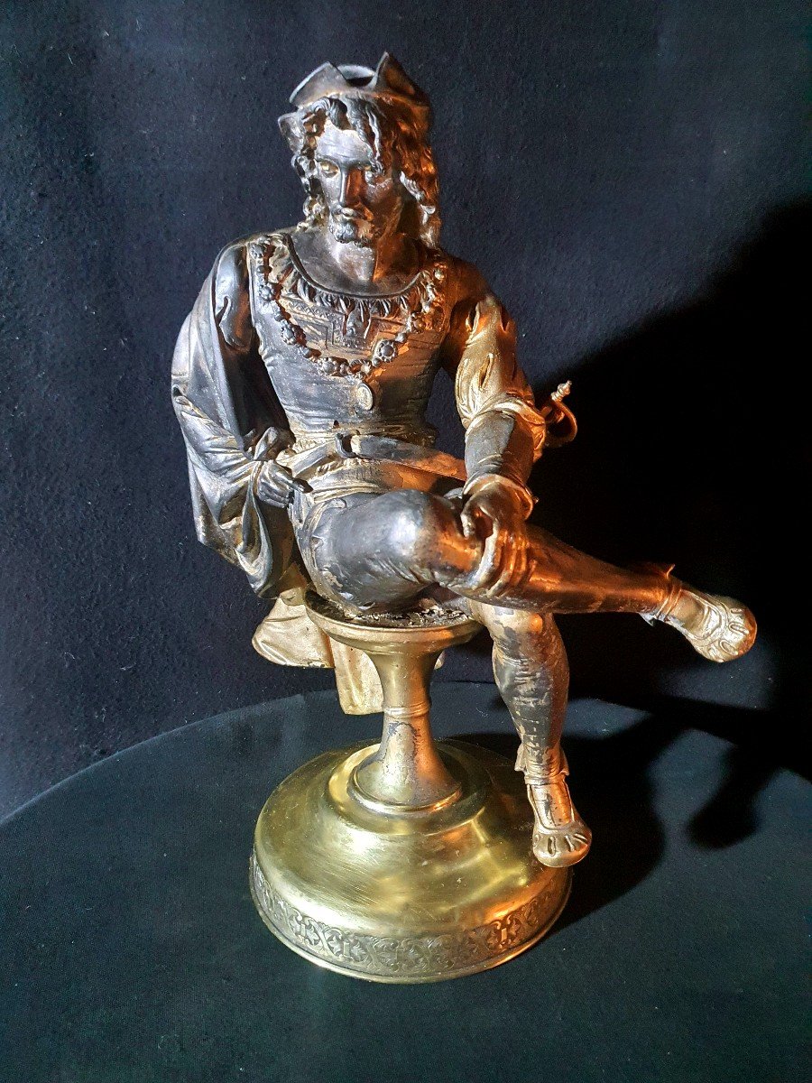 Sculpture Gentleman Condottiere Musketeer.-photo-6