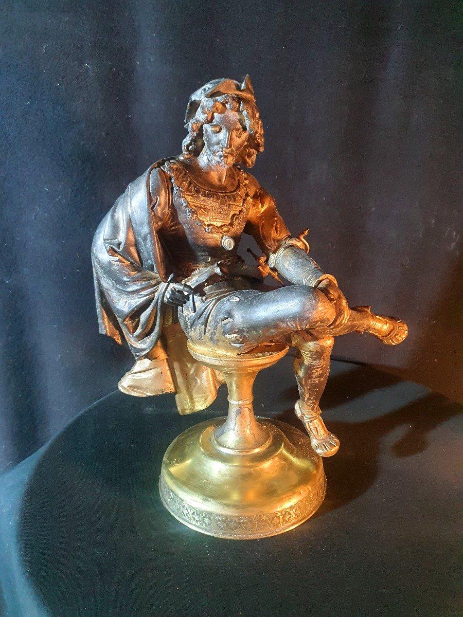 Sculpture Gentleman Condottiere Musketeer.