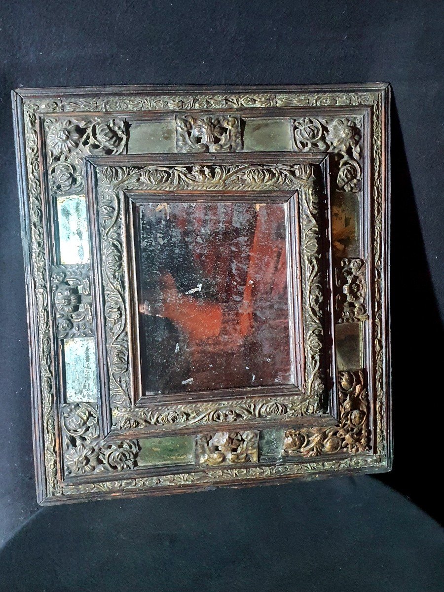 Mirror Parclose XVII Century Louis XIII Period.-photo-2