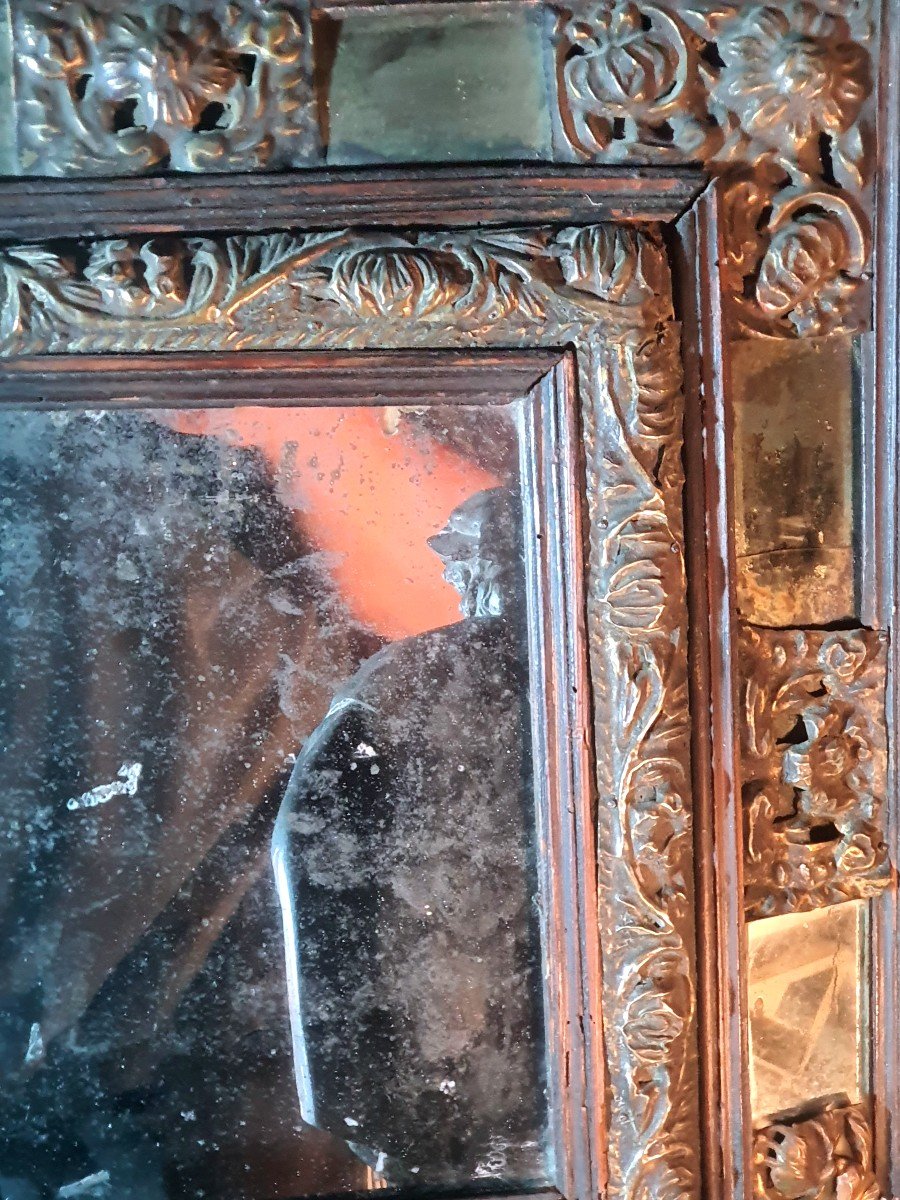 Mirror Parclose XVII Century Louis XIII Period.-photo-1