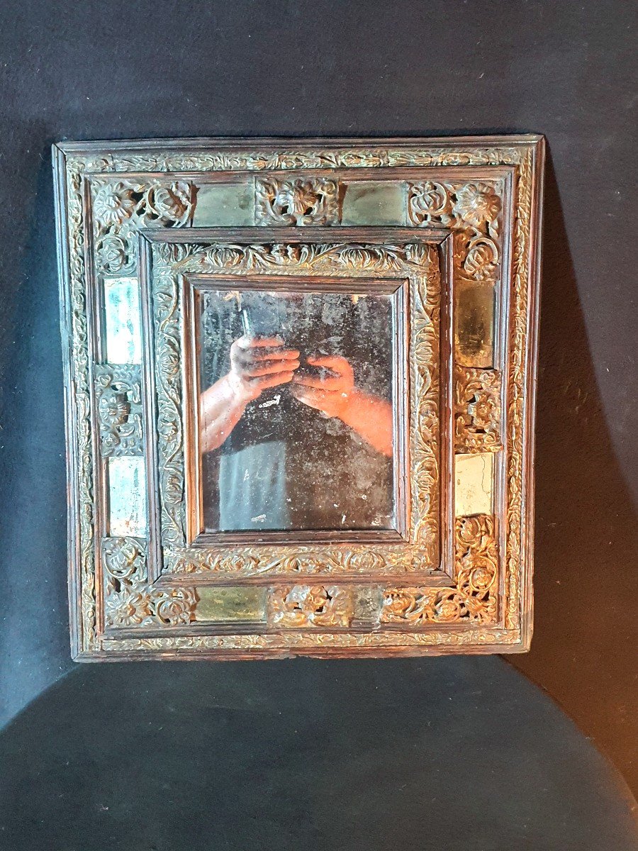 Mirror Parclose XVII Century Louis XIII Period.-photo-2