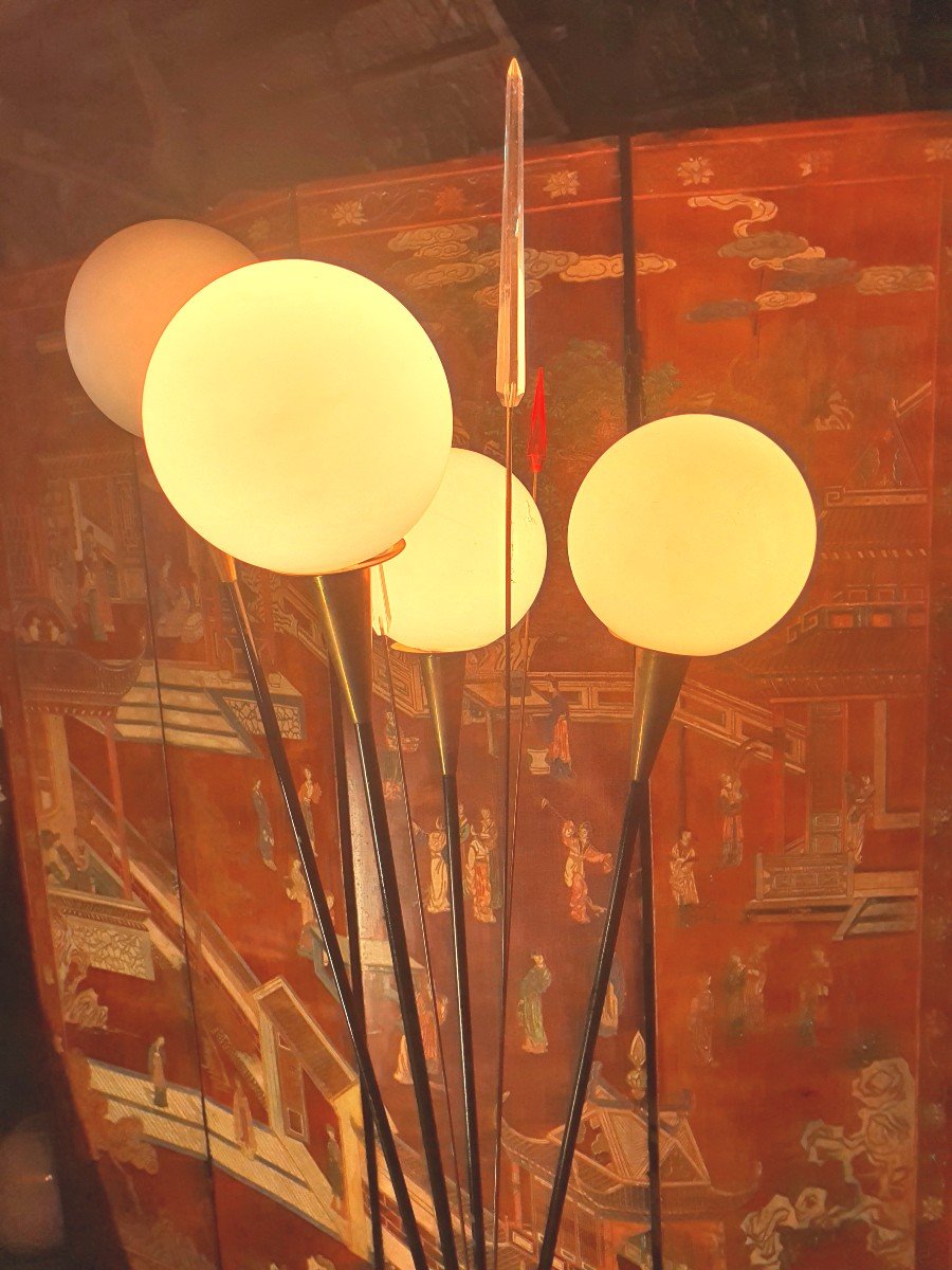 Vintage Arlus Floor Lamp, Stilnovo.-photo-3
