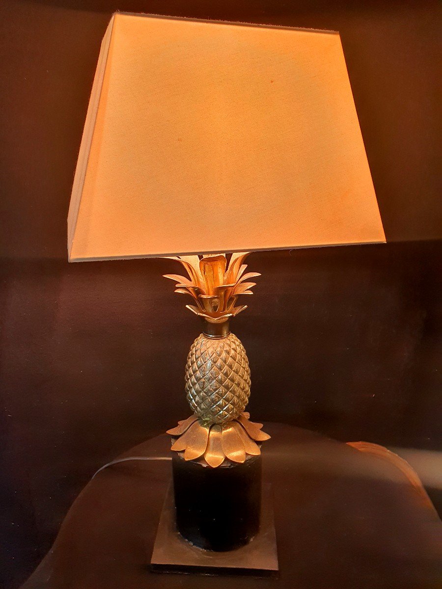 Lampe Bronze Ananas Goût Maison Charles.-photo-2