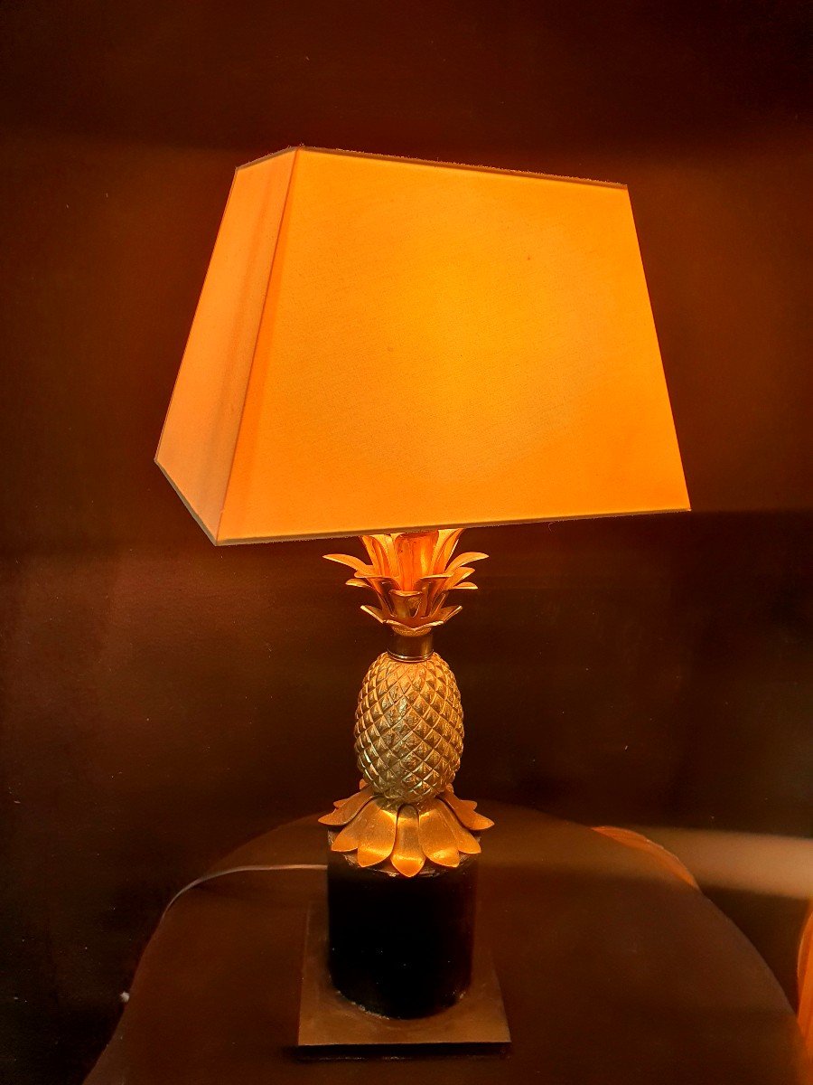 Lampe Bronze Ananas Goût Maison Charles.-photo-4