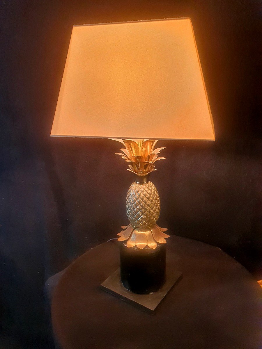 Lampe Bronze Ananas Goût Maison Charles.
