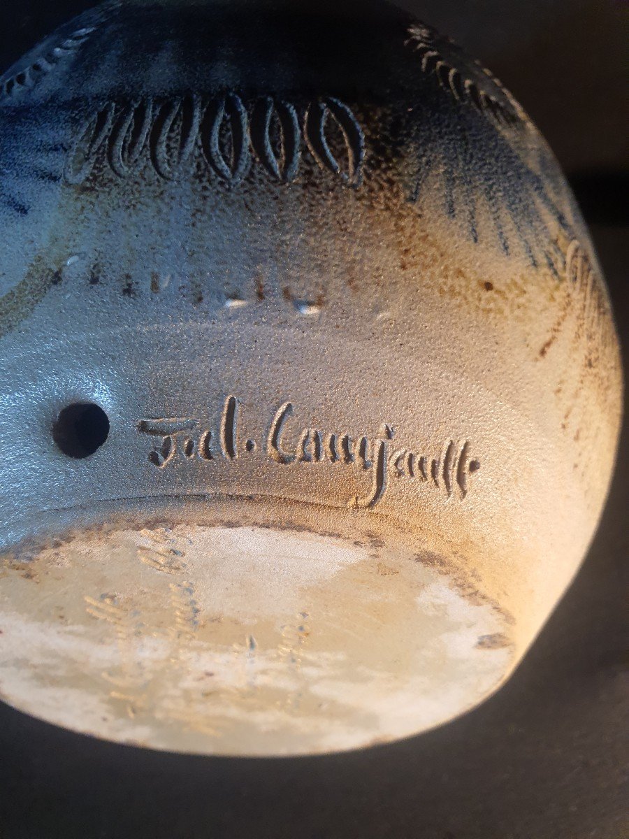 Lampe Keraluc Vintage J C Courjault.-photo-3
