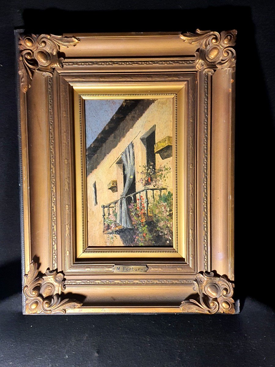 Tableau école Espagnole Ou Italienne Mariano Fortuny.