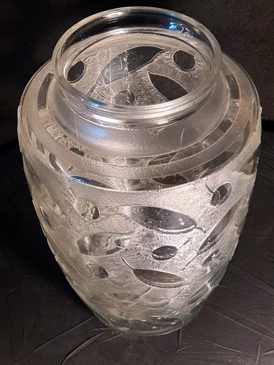Art Deco Vase Manufacture Lorrain Daum.-photo-3