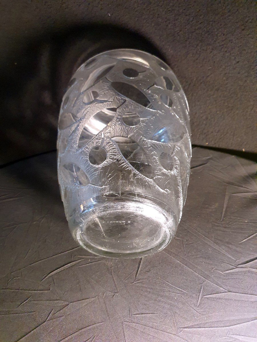 Art Deco Vase Manufacture Lorrain Daum.-photo-2