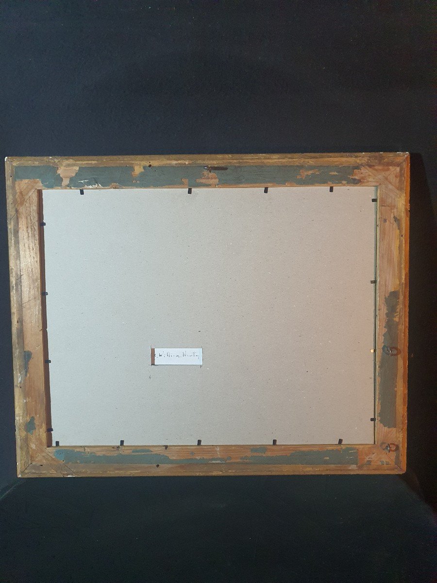 Tableau Marine Aquarelle, école Usa , Sir William Newton Bartholomew.-photo-3