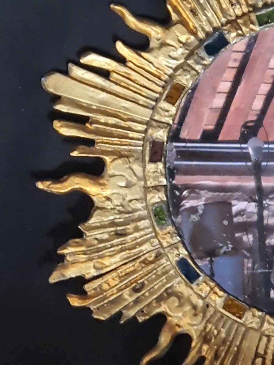 Vintage Sun Mirror Irena Jaworska Student Line Vautrin -photo-1