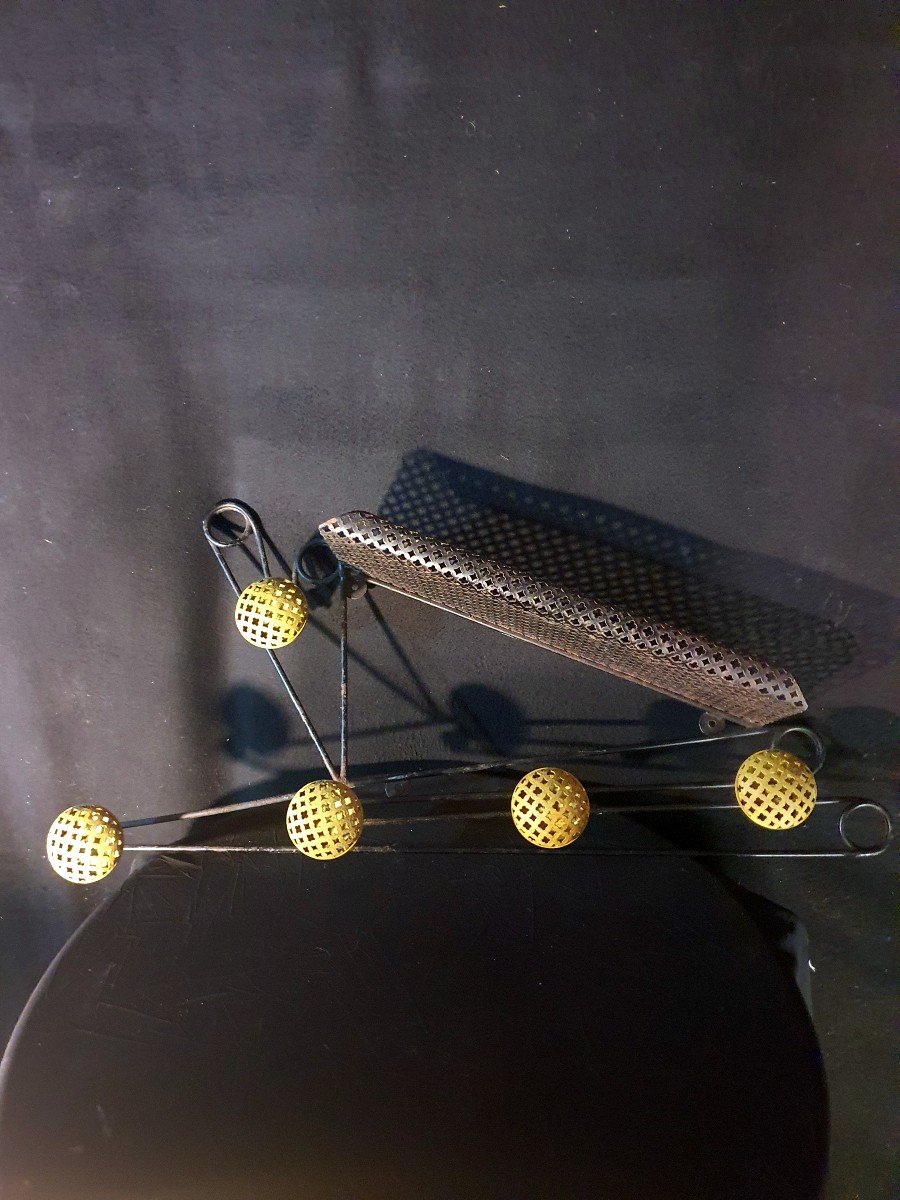 Coat Rack, Vintage Mathieu Matégot Shelf. 