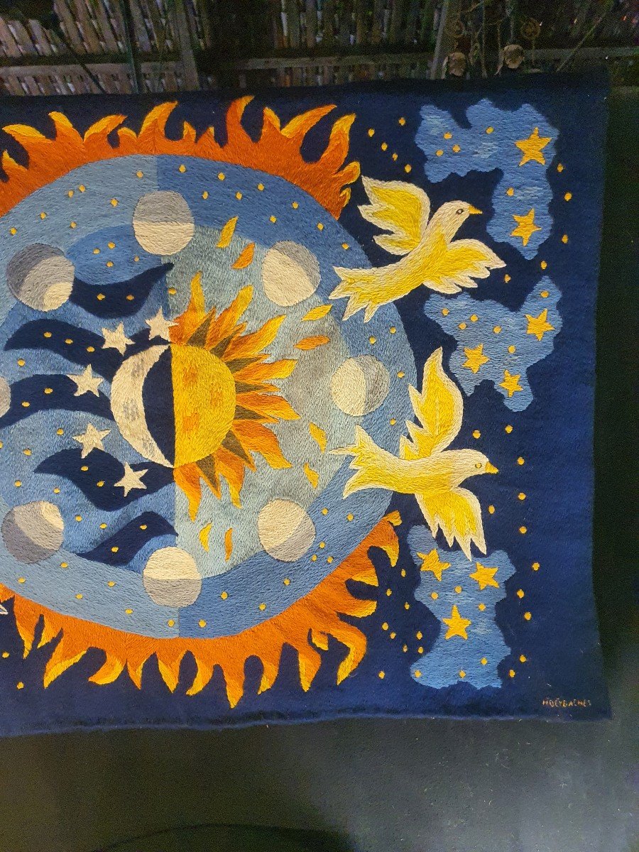 Picart Le Doux School Tapestry, Lurçat, 1950s.-photo-4