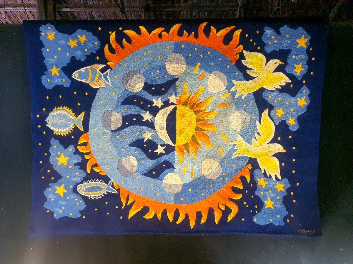 Picart Le Doux School Tapestry, Lurçat, 1950s.