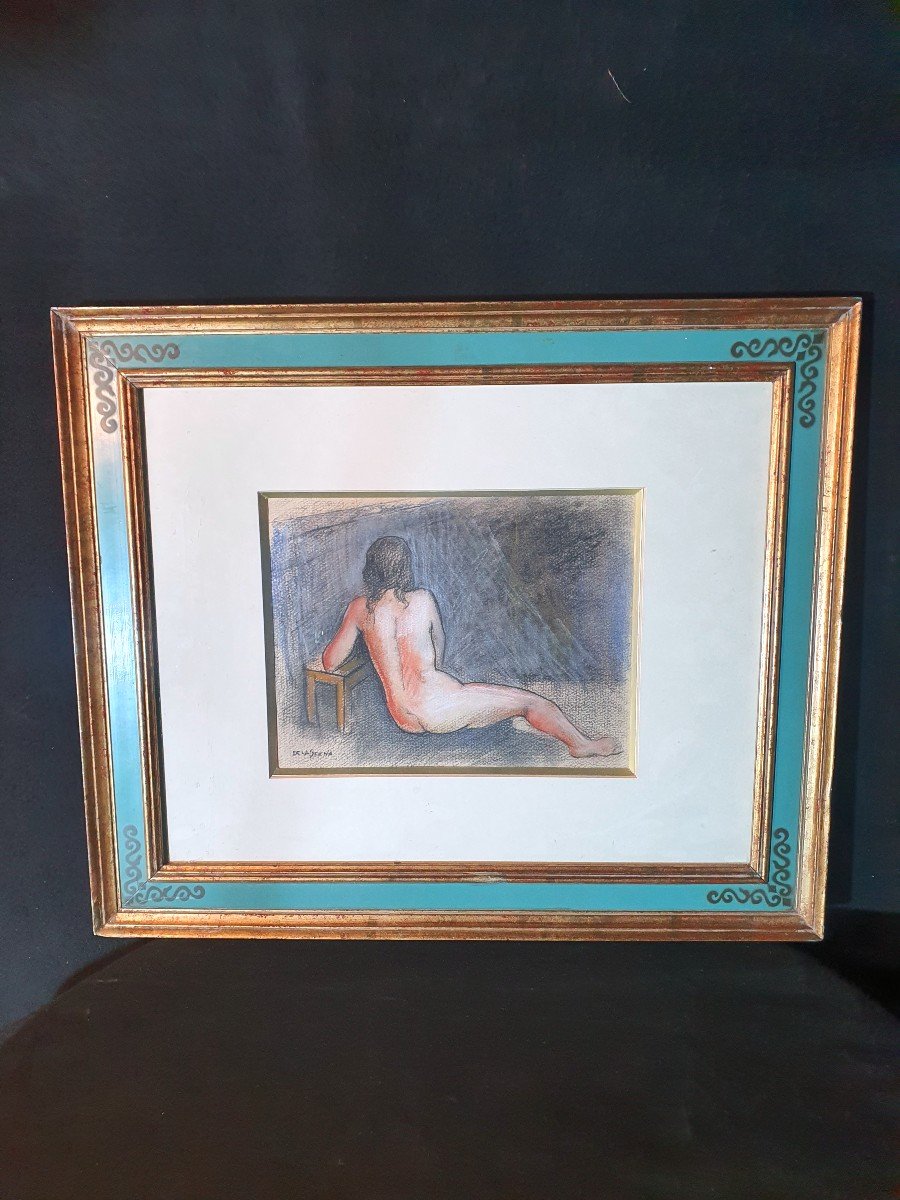 Tableau Pastel Nu Ismael De La Serna. 