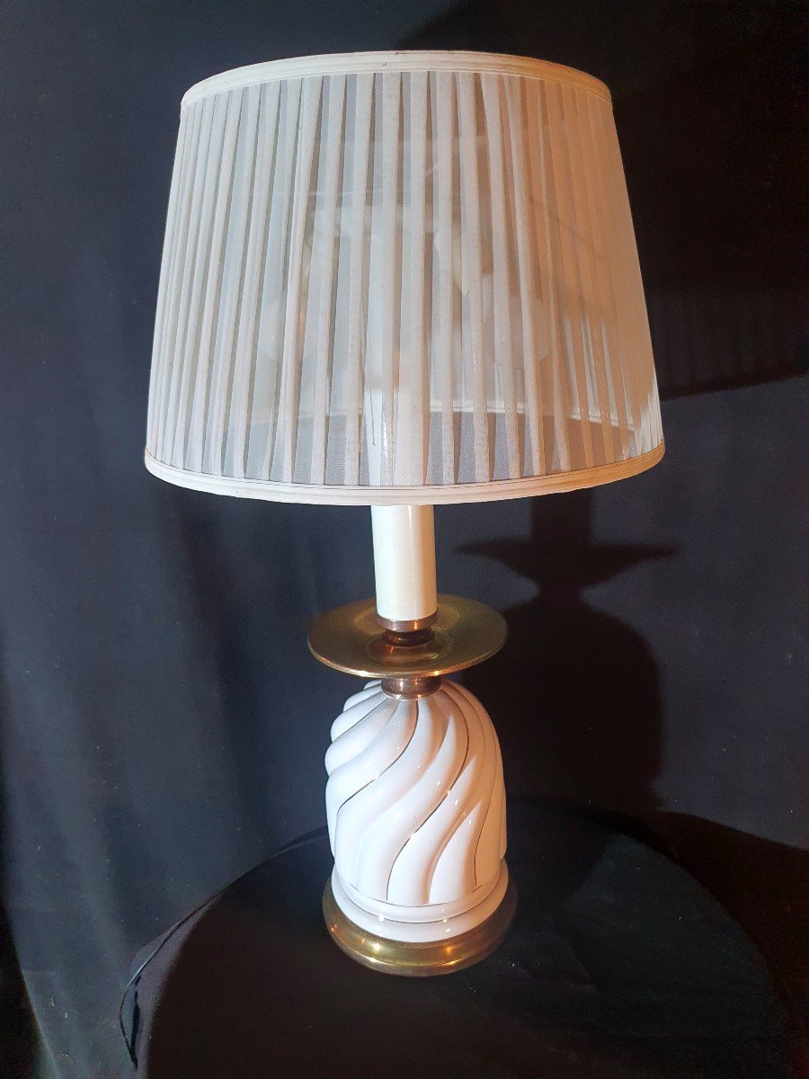 Large Vintage Lamp In The Spirit Of Tommaso Barbi.-photo-1