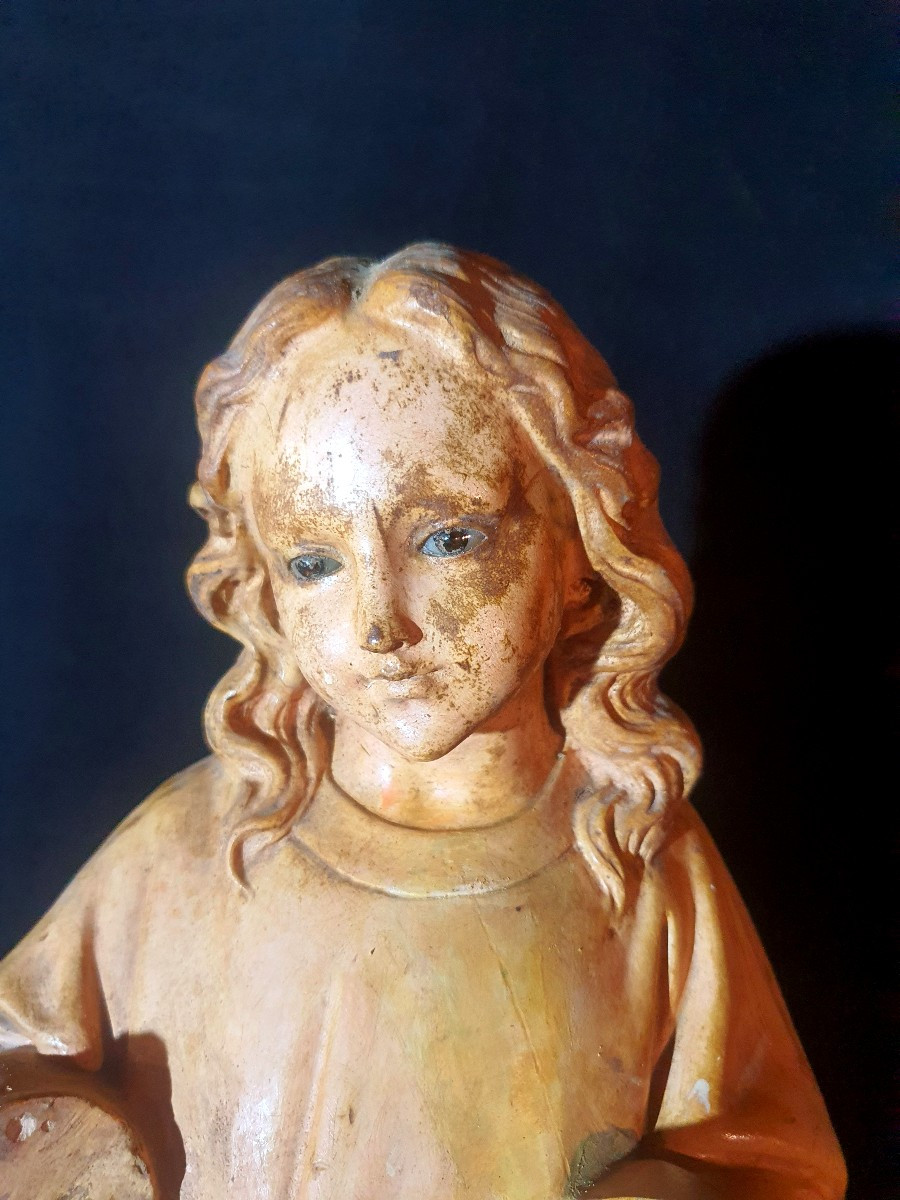 16th Century Spirit Angel Sculpture. -photo-6