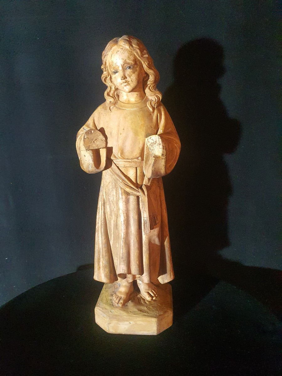 16th Century Spirit Angel Sculpture. 
