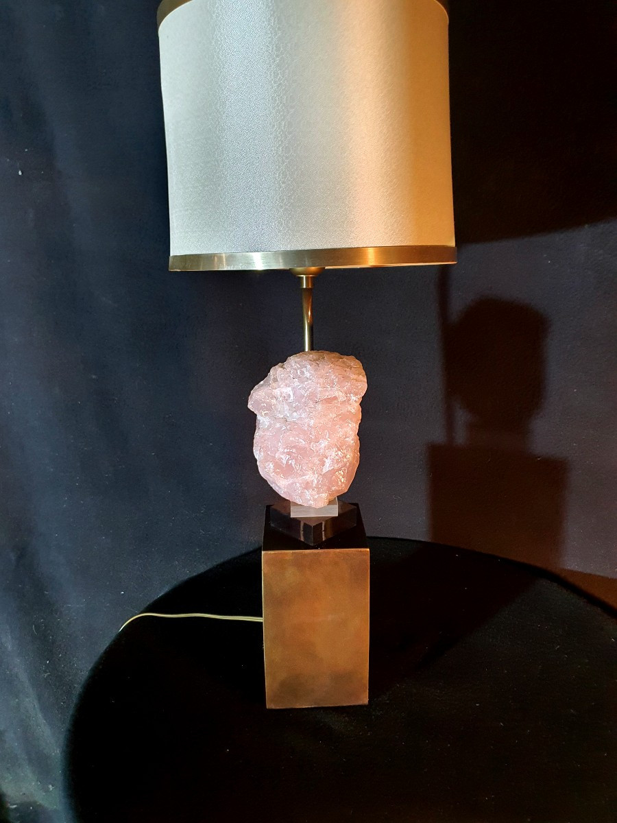 Vintage Quartz Lamp By Willy Daro -photo-2