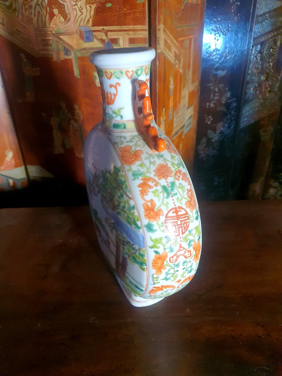 Vase Gourde Chine Dynastie Qing.-photo-1
