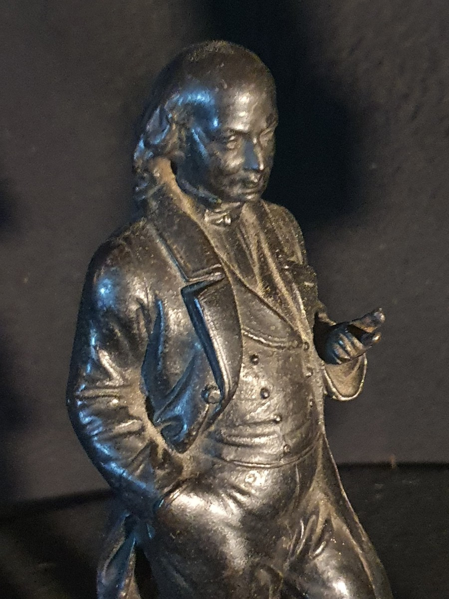 Pair Of Bronze Bookends, By Béranger -photo-1
